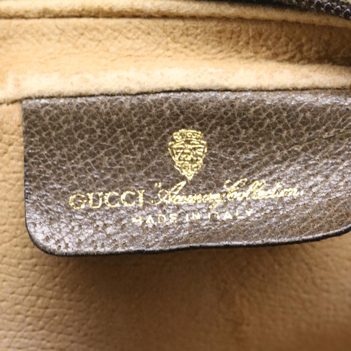 GUCCI GG Canvas Web Sherry Line Clutch Bag Beige Red 2201012  ep1227
