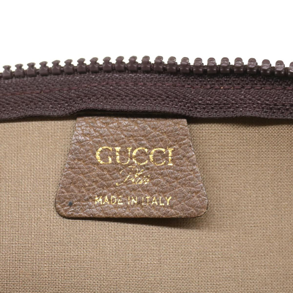 GUCCI GG Plus Canvas Clutch Bag PVC Leather Beige  ep1228