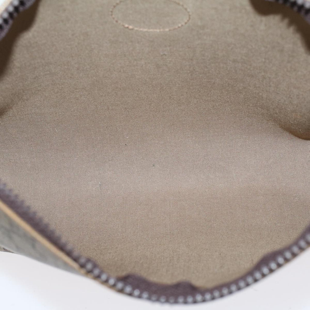 GUCCI GG Plus Canvas Clutch Bag PVC Leather Beige  ep1228