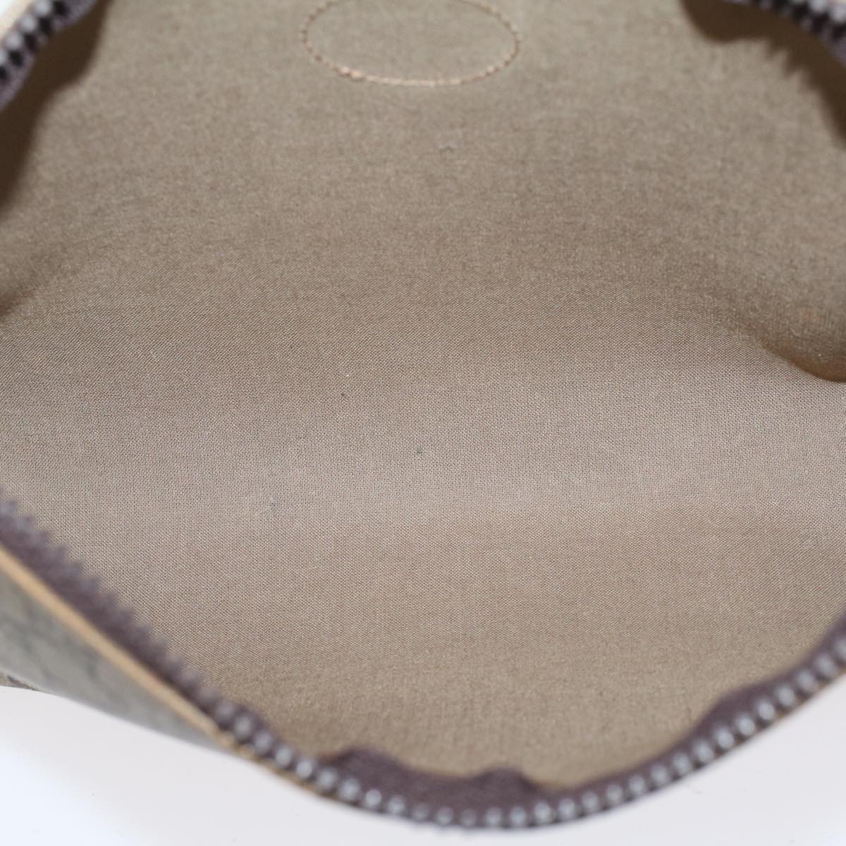 GUCCI GG Plus Canvas Clutch Bag PVC Leather Beige  ep1228