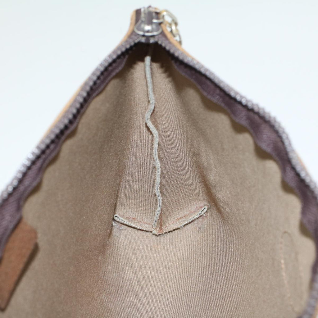 GUCCI GG Plus Canvas Clutch Bag PVC Leather Beige  ep1228