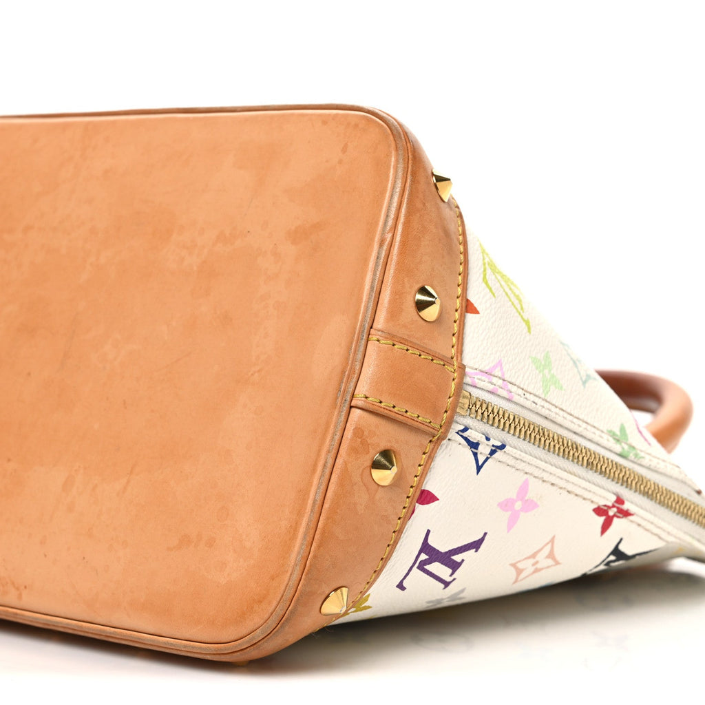 Louis Vuitton Monogram Multicolor Alma White