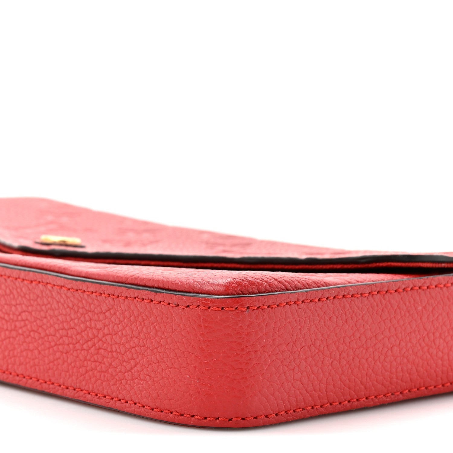 Louis Vuitton Empreinte Pochette Felicie Chain Wallet Scarlet