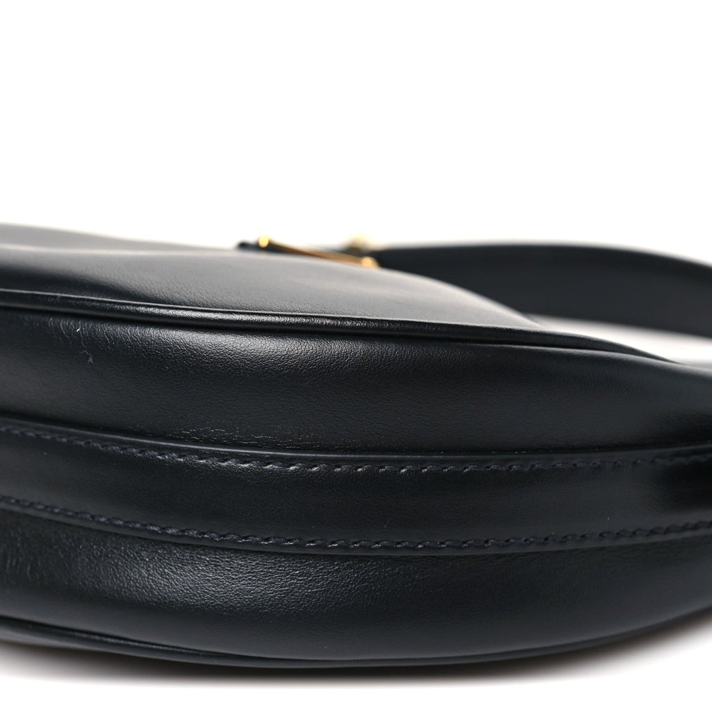 Prada Soft Calfskin Arque Shoulder Bag Black