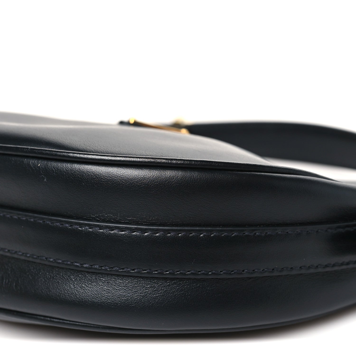Prada Soft Calfskin Arque Shoulder Bag Black
