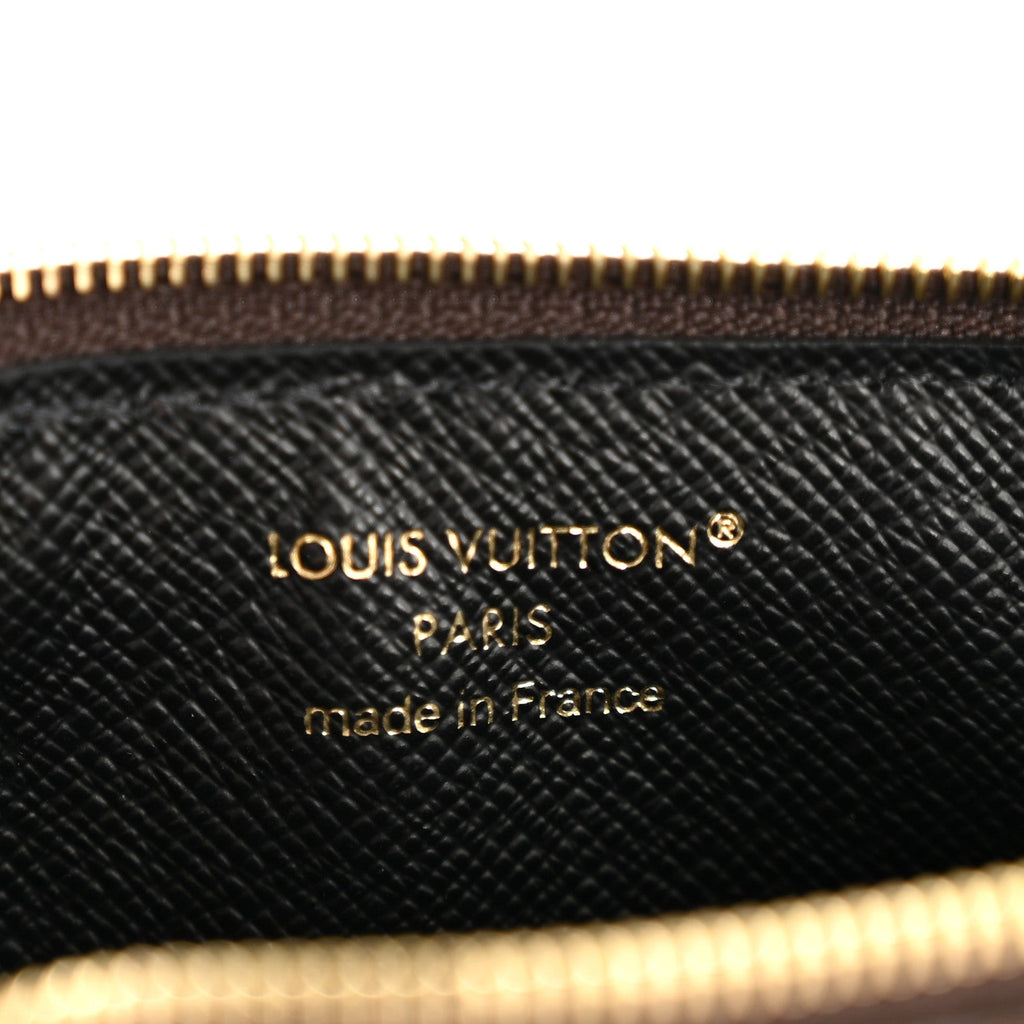Louis Vuitton Monogram Recto Verso Card Holder Black
