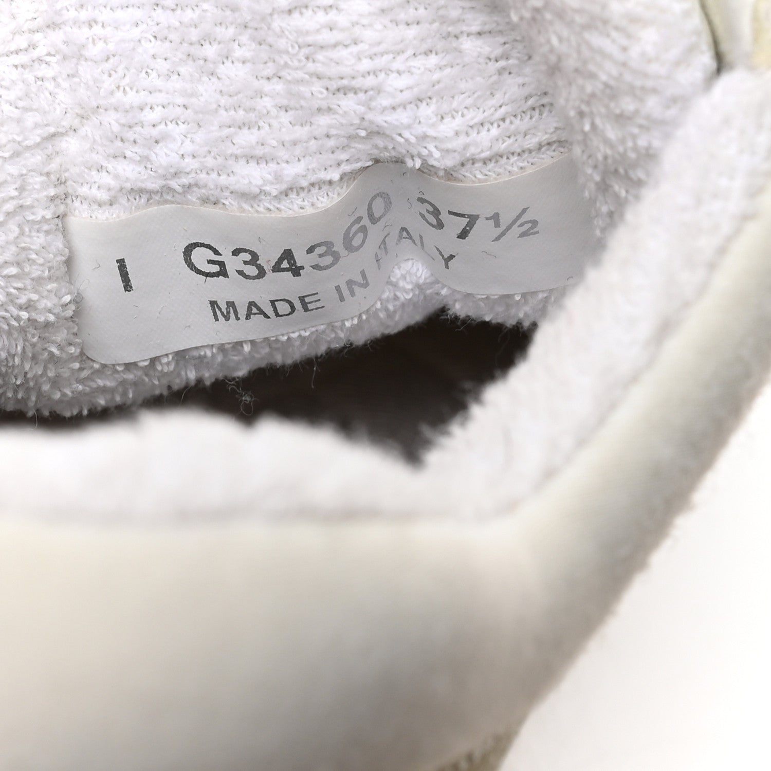 Chanel Suede Calfskin Fabric CC Sneakers 37.5 White