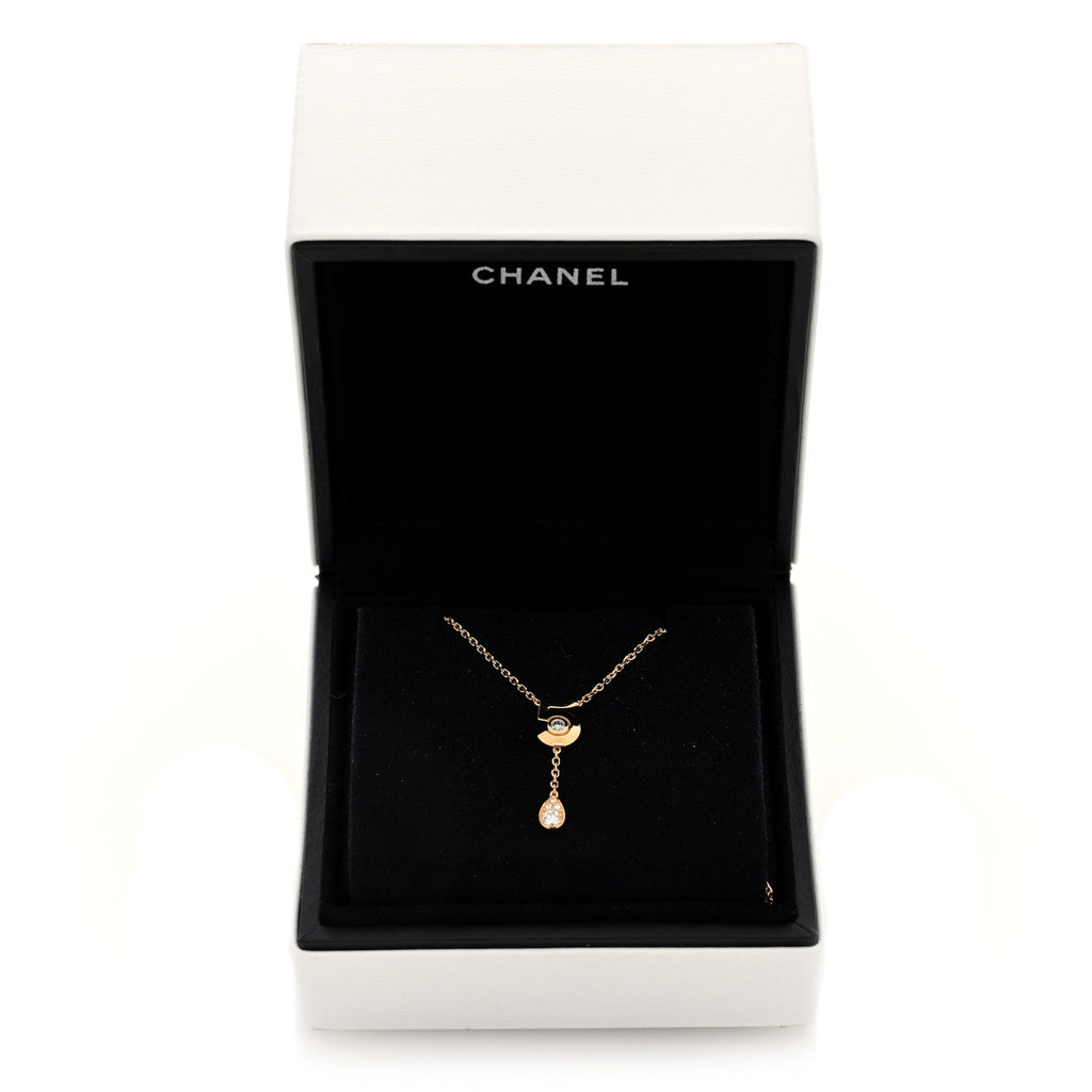 18K Yellow Gold Diamond Eternal No 5 Necklace