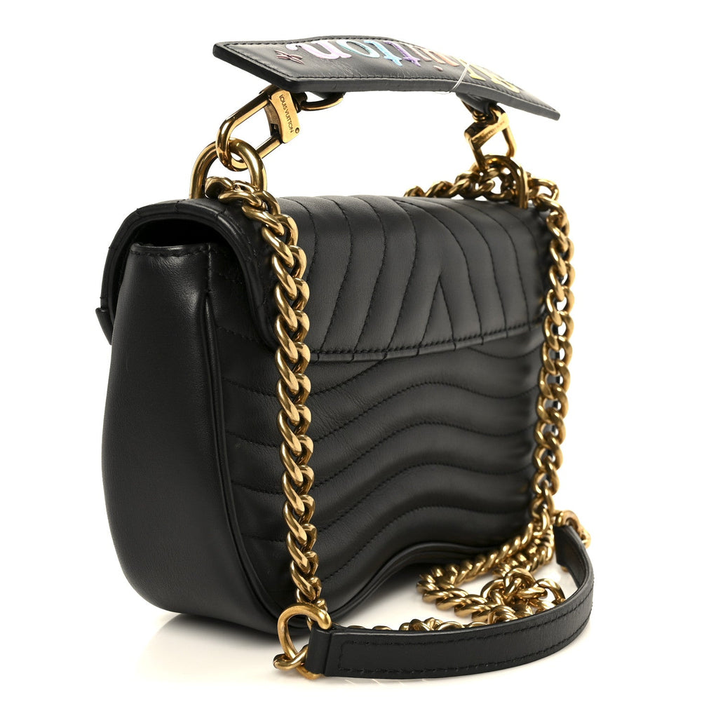 Louis Vuitton Calfskin New Wave Chain PM Black