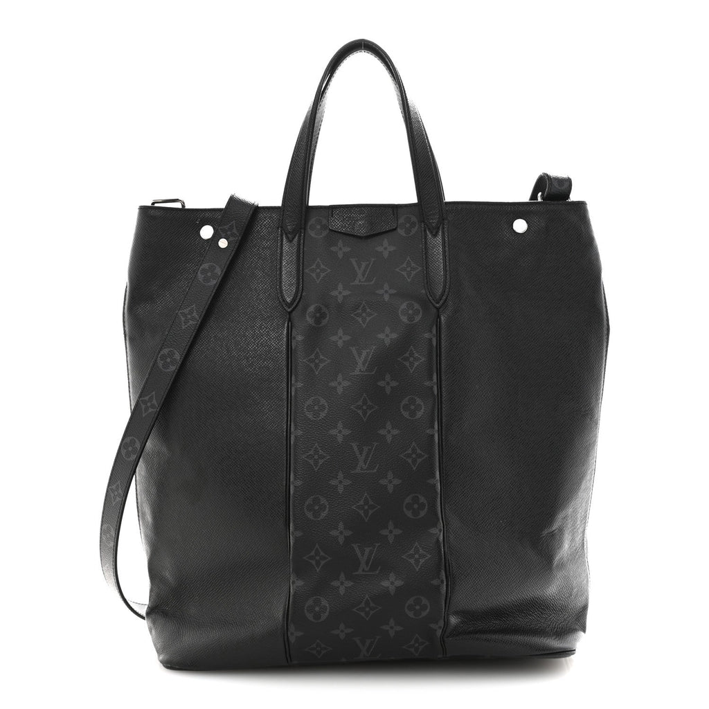 Louis Vuitton Taiga Monogram Eclipse Outdoor Tote Black