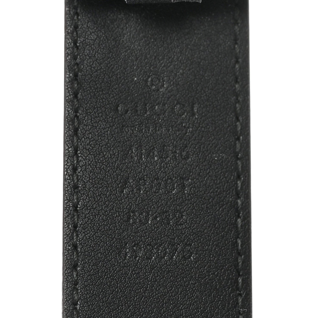 Gucci Calfskin Double G 80 32 Belt Black