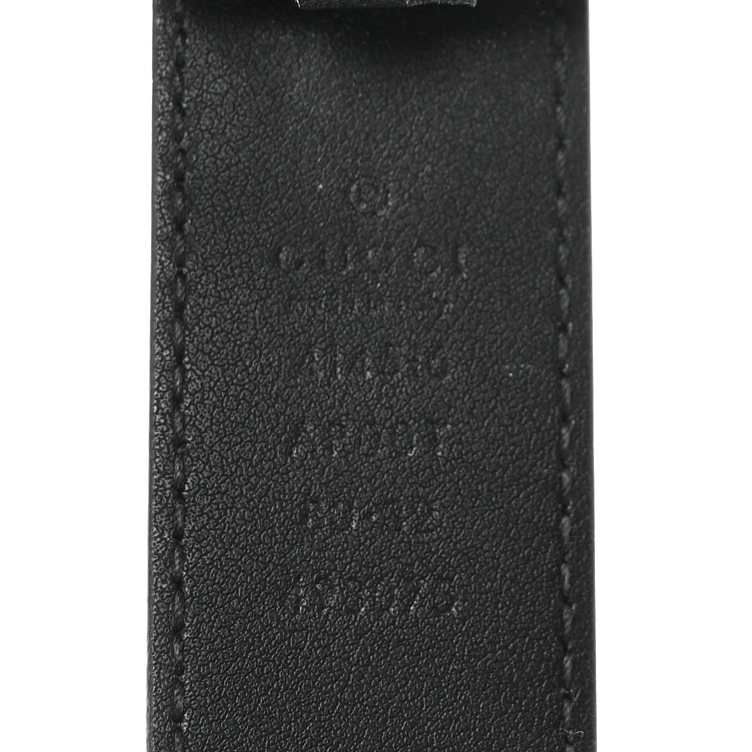 Gucci Calfskin Double G 80 32 Belt Black
