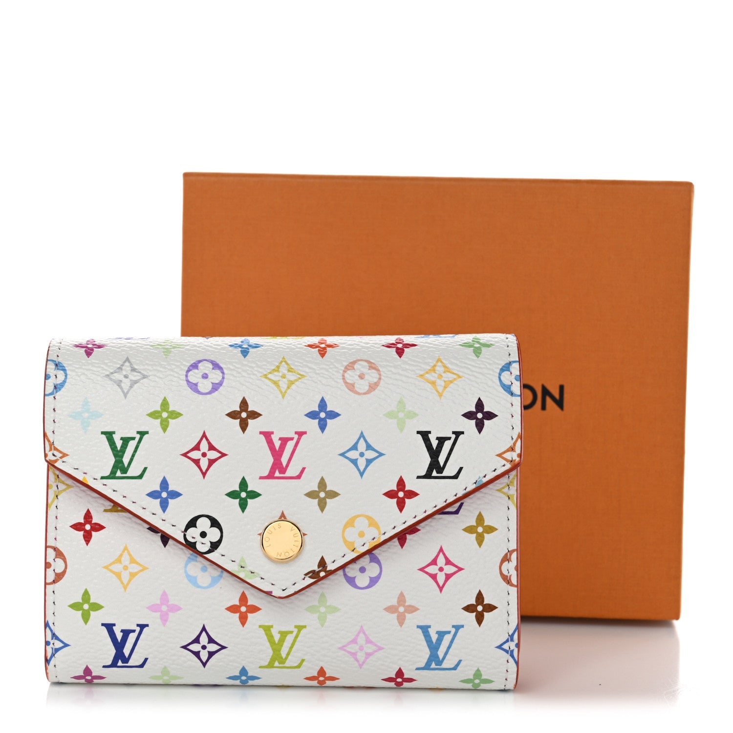 Louis Vuitton LV x TM Monogram Multicolor Victorine Wallet White