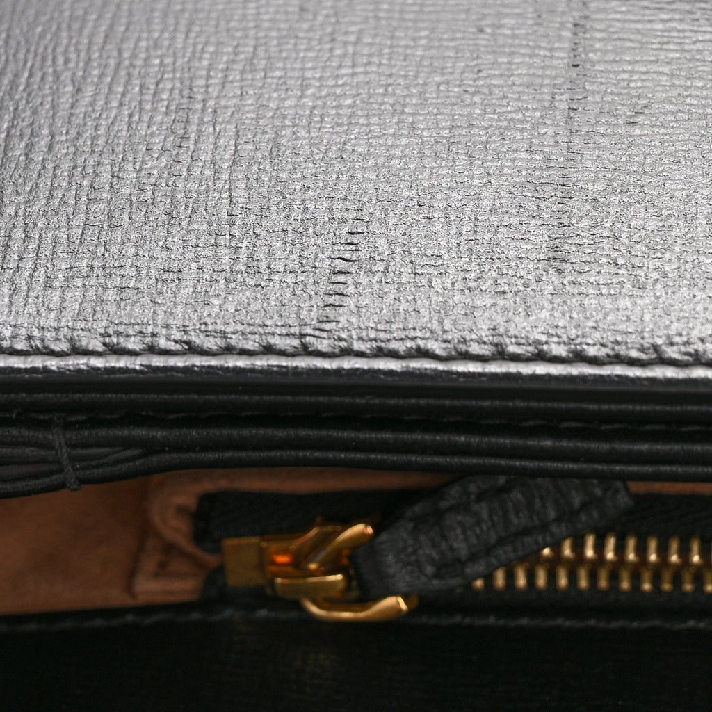 Gucci Azalea Calfskin Horsebit 1955 Shoulder Bag Black