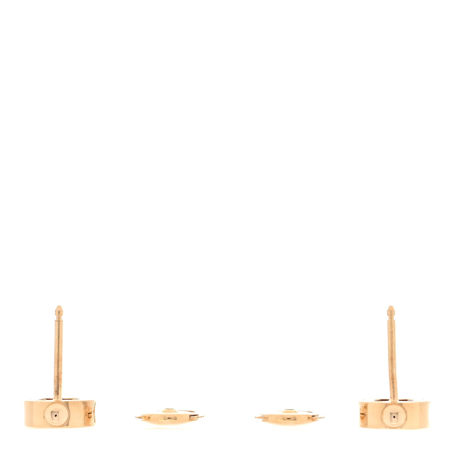 Louis Vuitton 18K Yellow Gold Empreinte Ear Studs Earrings