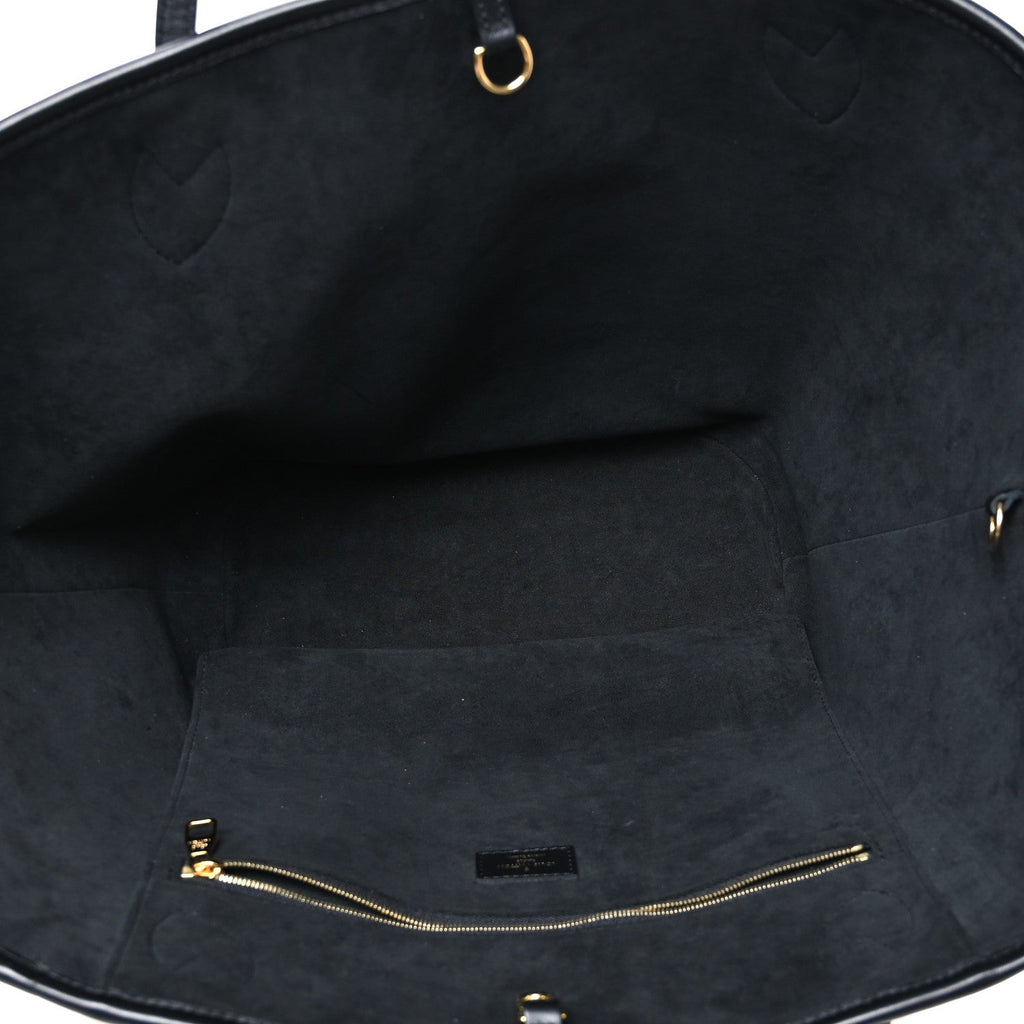 Louis Vuitton Raffia Saint Jacques Tote Black