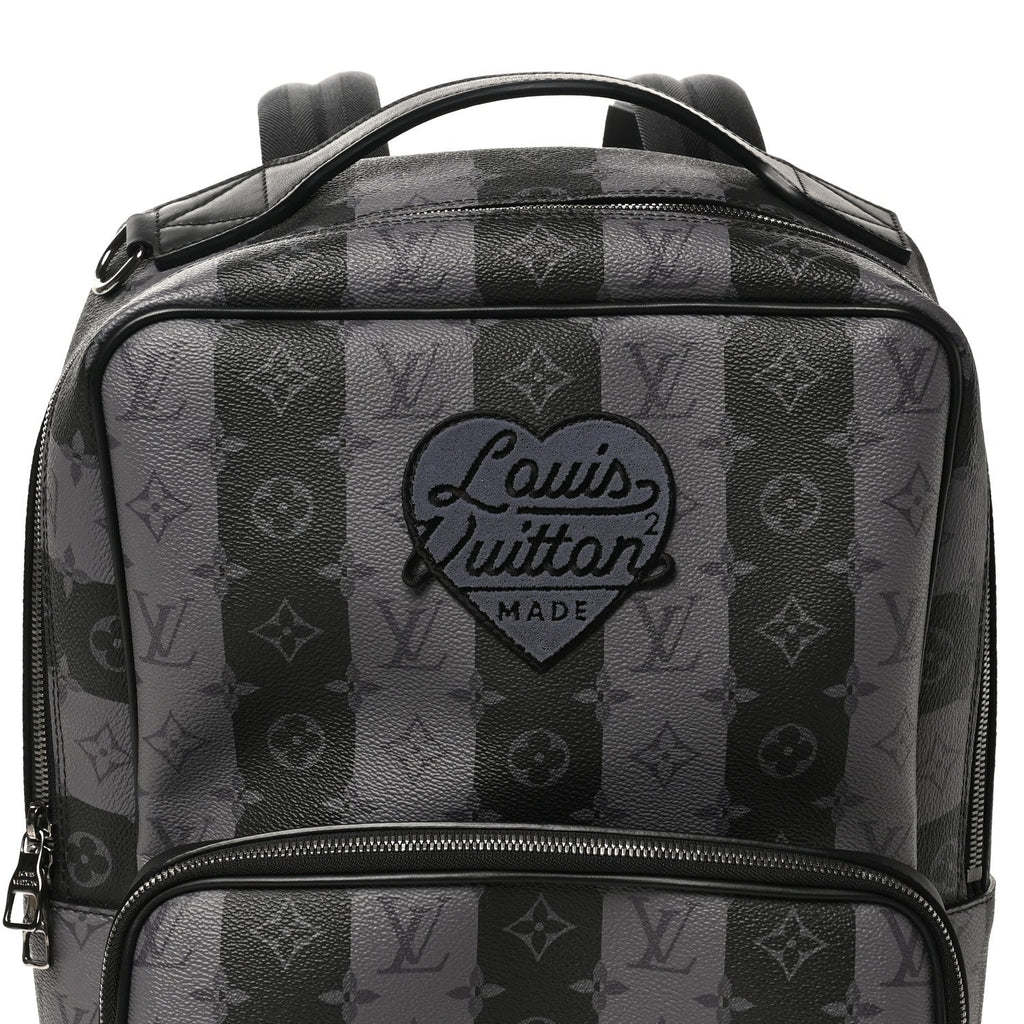 Louis Vuitton X NIGO Monogram Eclipse Stripes LV Heart Modular Utilitary Backpack