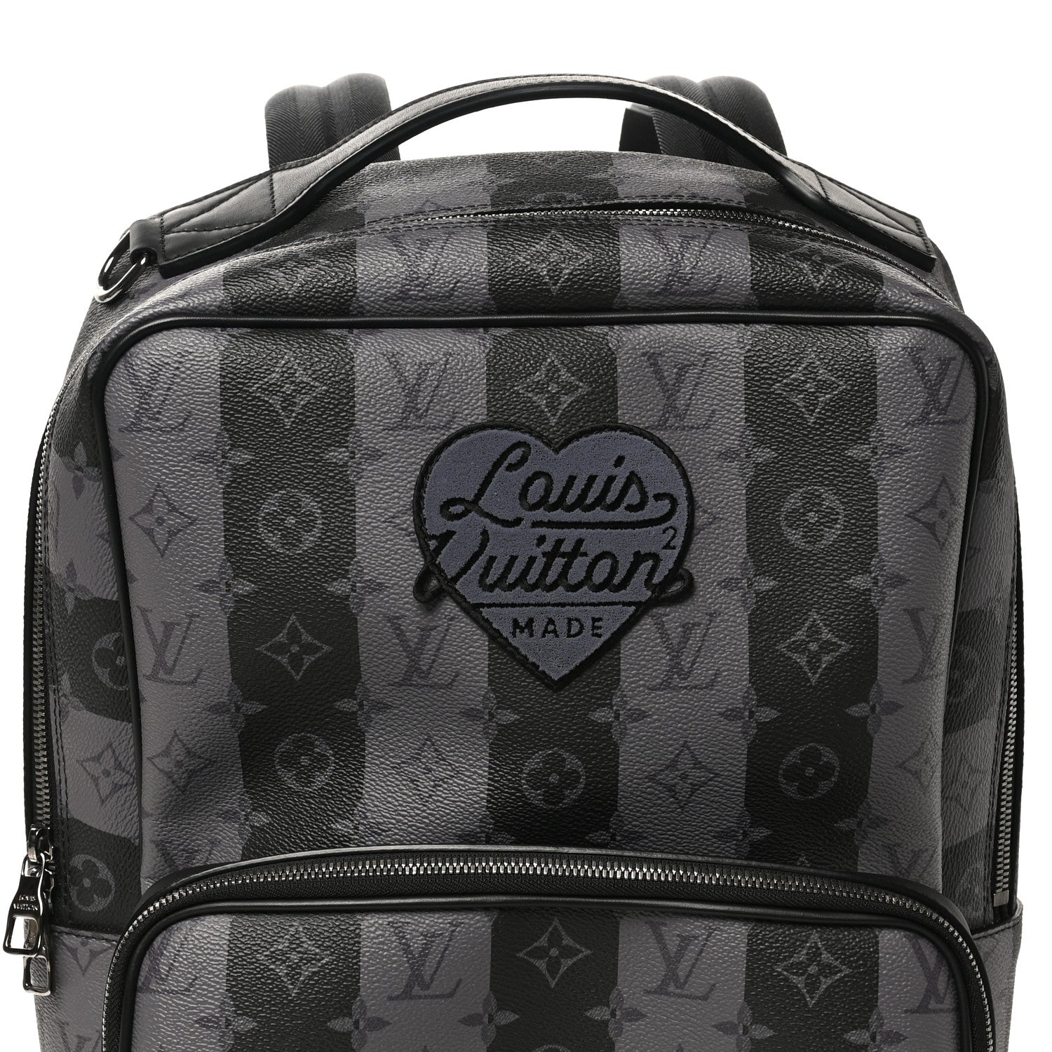 Louis Vuitton X NIGO Monogram Eclipse Stripes LV Heart Modular Utilitary Backpack