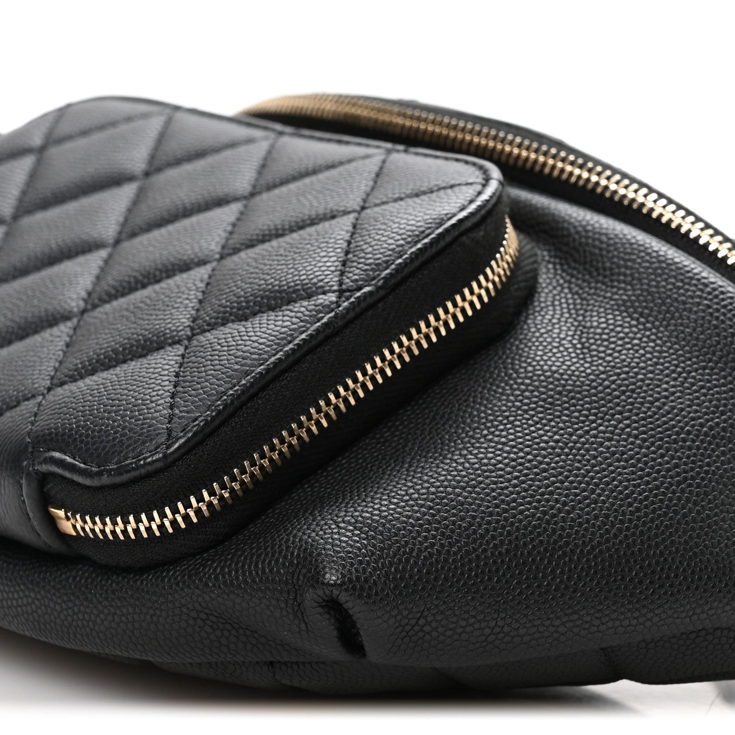 Chanel Caviar Quilted Business Affinity Waist Belt Bag Black