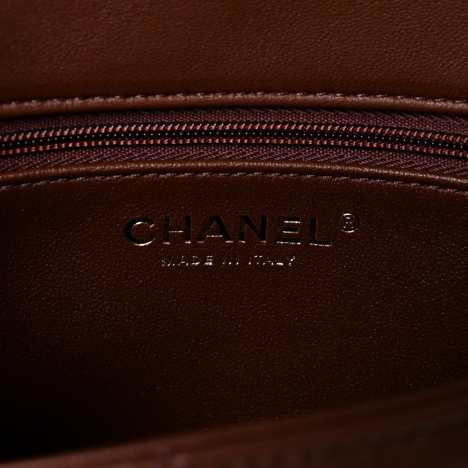 Chanel Shearling Lambskin Quilted Mini Furry Coco Flap Beige Dark Brown