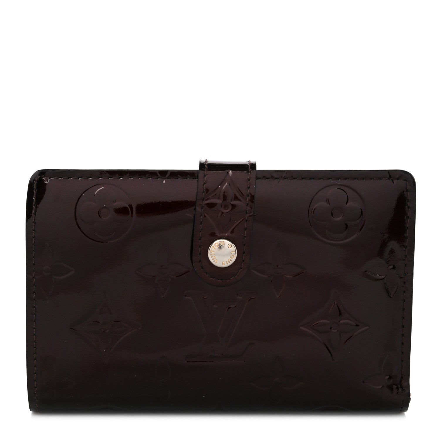 Louis Vuitton Vernis French Purse Wallet Amarante