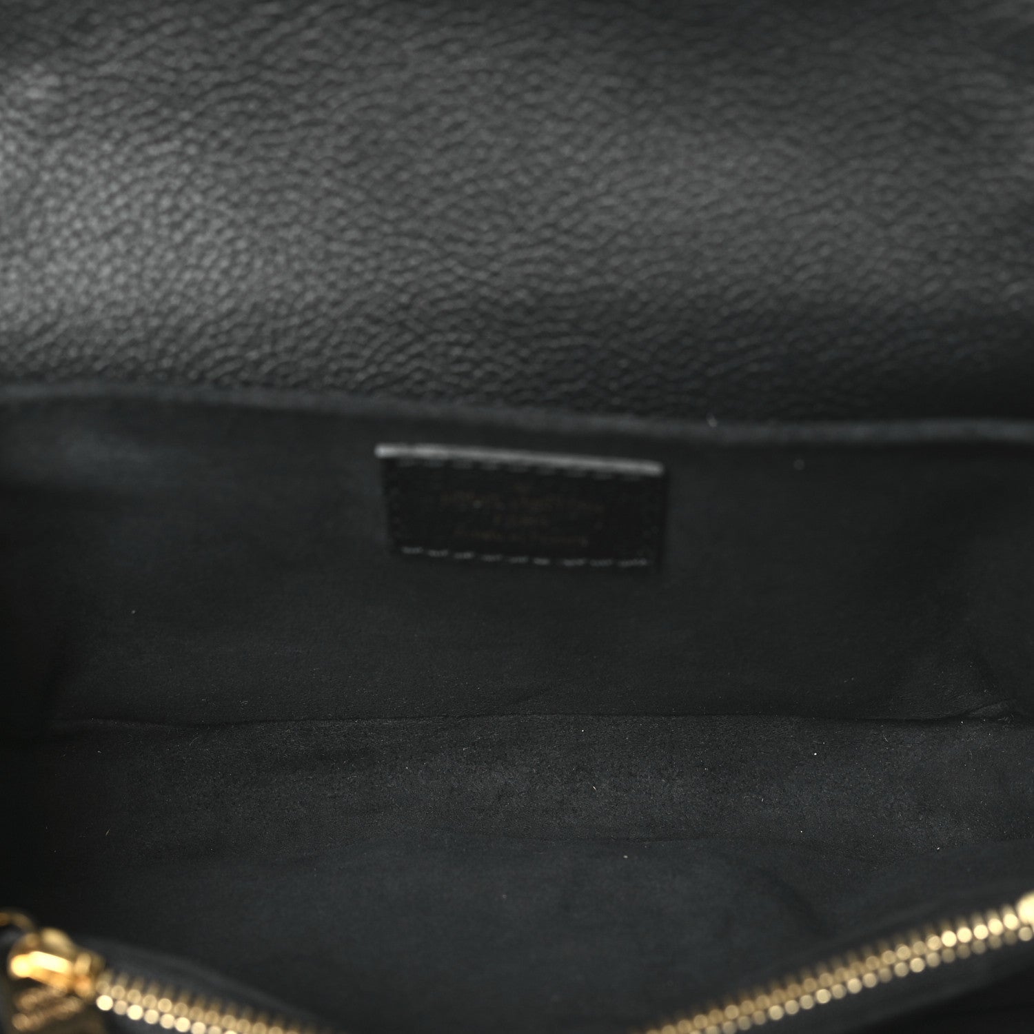 Louis Vuitton Empreinte Monogram Giant Pochette Metis East West Black Beige
