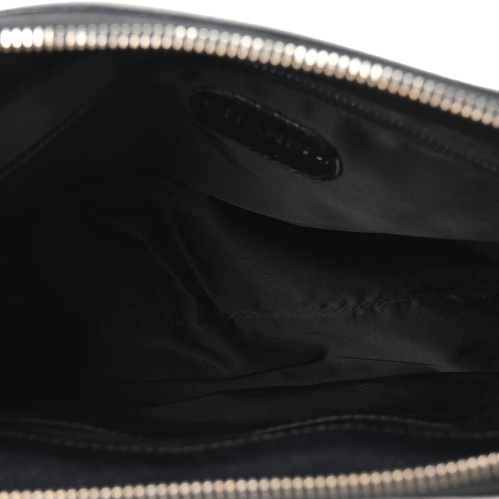 Chanel Caviar Flap Shoulder Bag Black