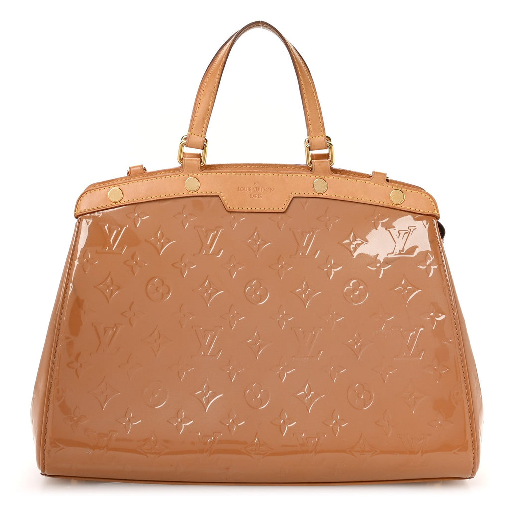 Louis Vuitton Vernis Brea MM Rose Velours