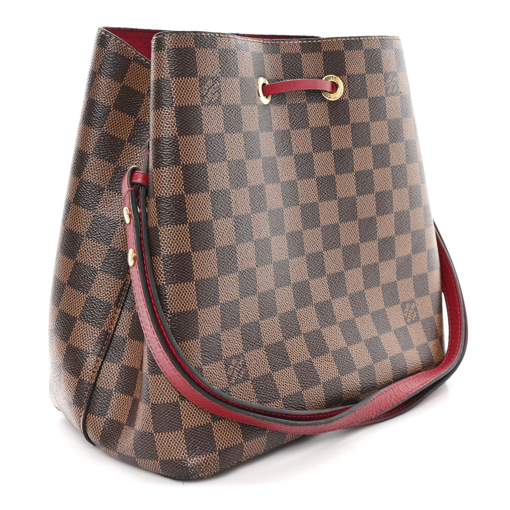 Louis Vuitton Damier Ebene Neonoe MM Cherry Berry