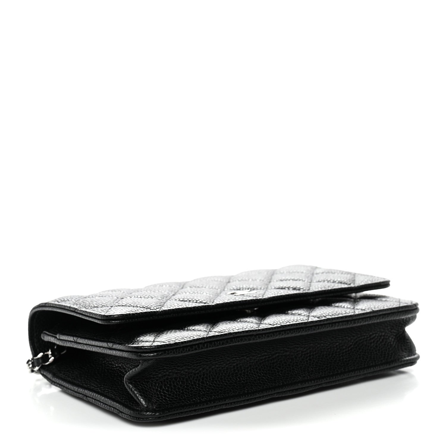 Chanel Caviar Quilted Wallet on Chain WOC Black