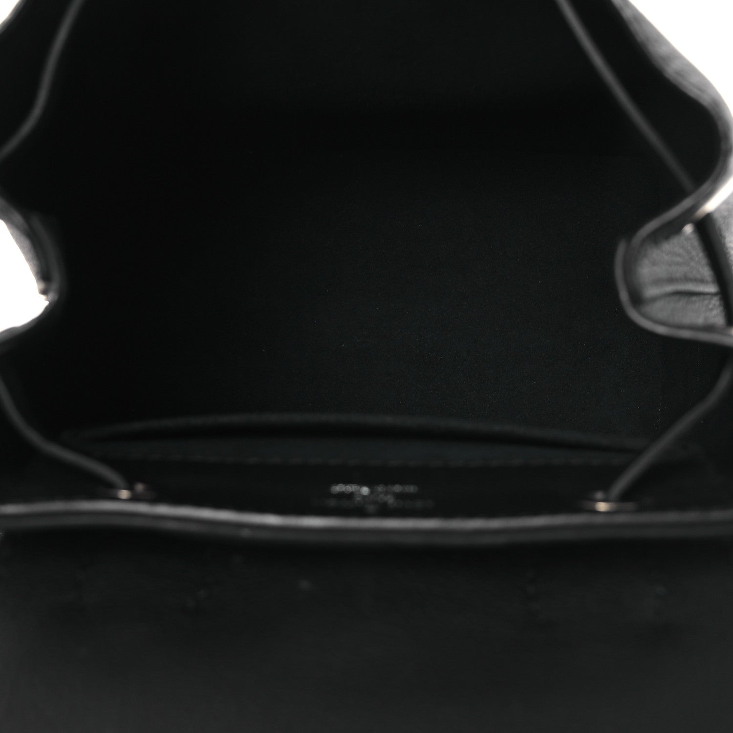 Louis Vuitton Calfskin Lockme Mini Backpack Black