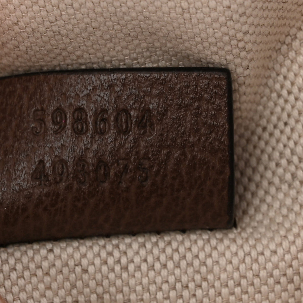 Gucci GG Supreme Monogram Web Medium Neo Vintage Flap Messenger Bag Beige New Acero