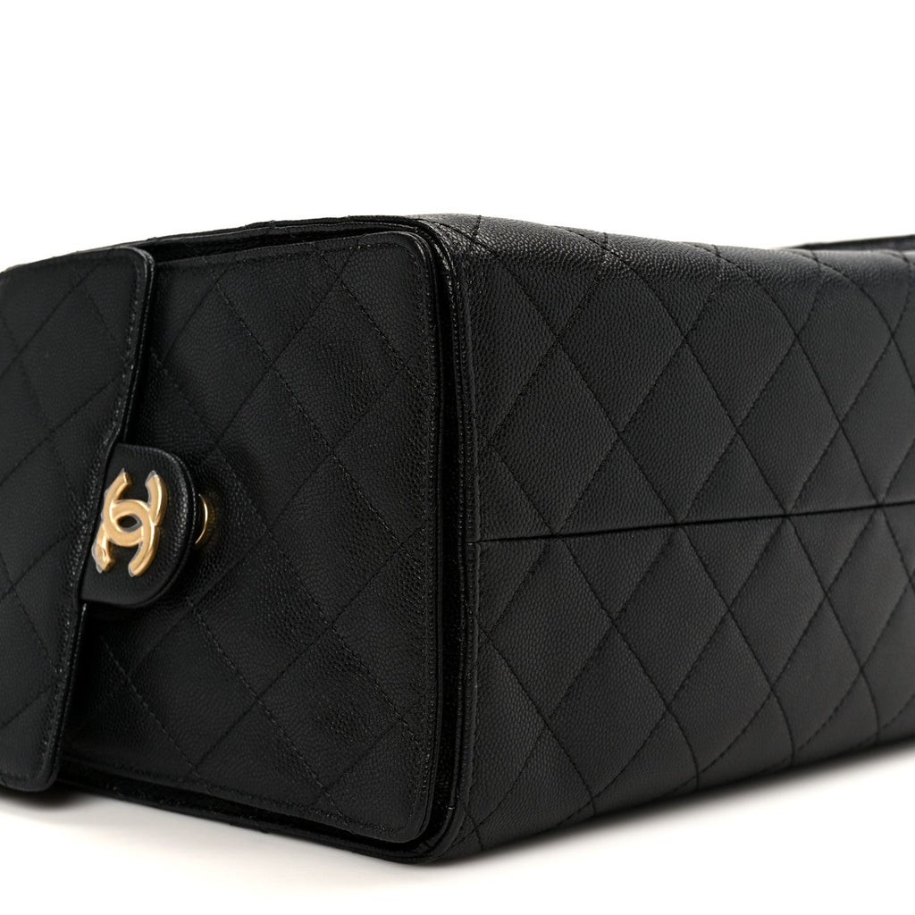 Chanel Caviar Quilted Medium Chanel 25 Handbag Black