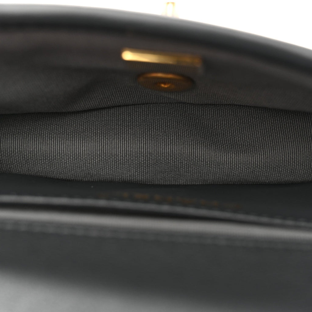 Chanel Denim Quilted Mini Flap Grey