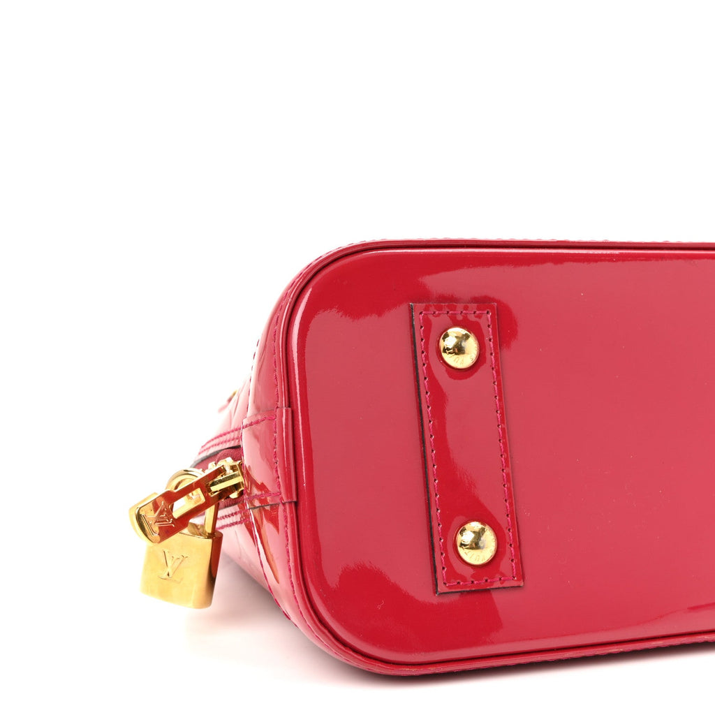 Louis Vuitton Vernis Alma BB Rose Indien