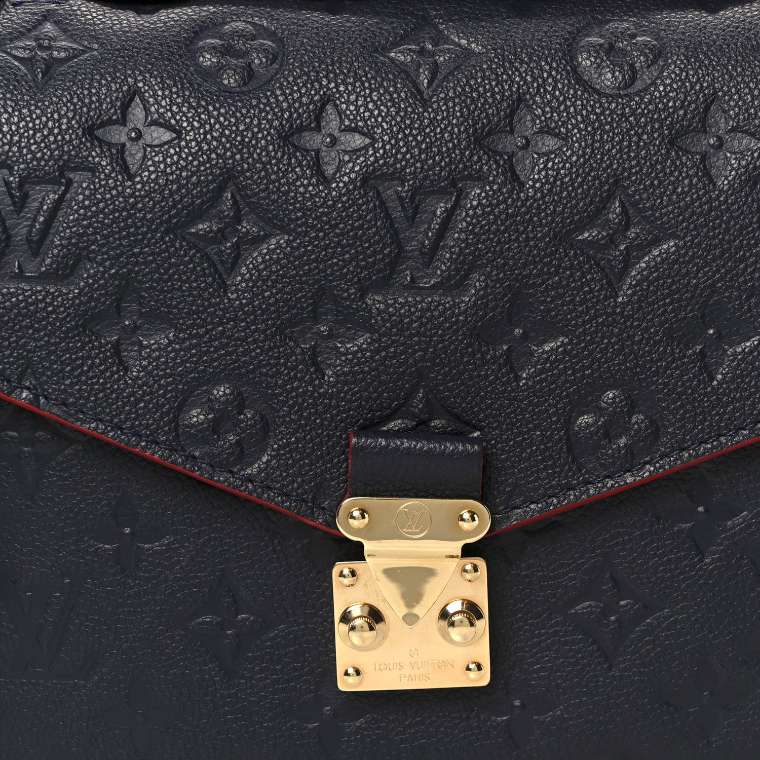 Louis Vuitton Empreinte Pochette Metis Marine Rouge