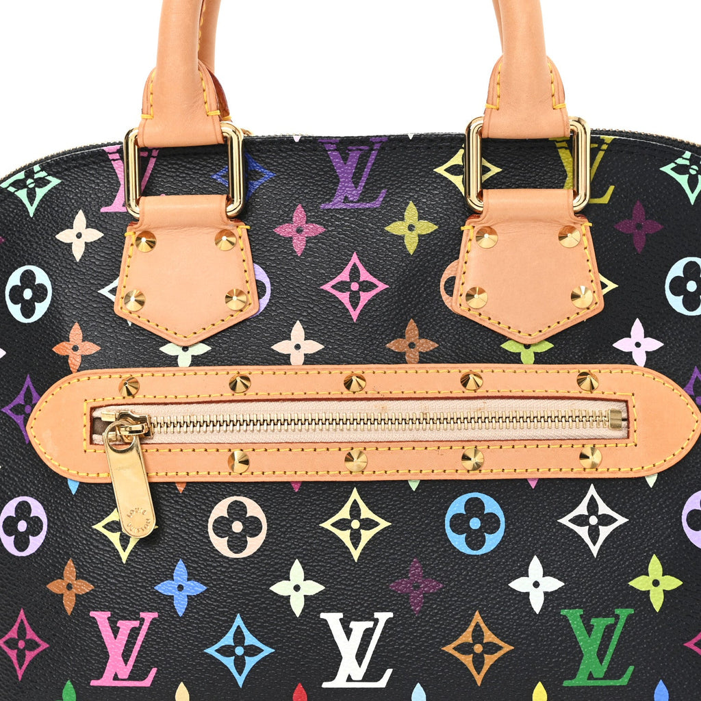 Louis Vuitton Monogram Multicolor Alma Black