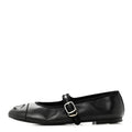Lambskin Mary Jane Flats 40 Black