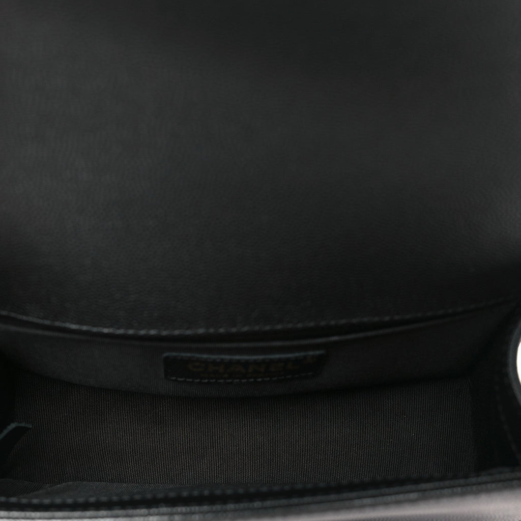 Chanel Caviar Quilted Small Boy Flap Black