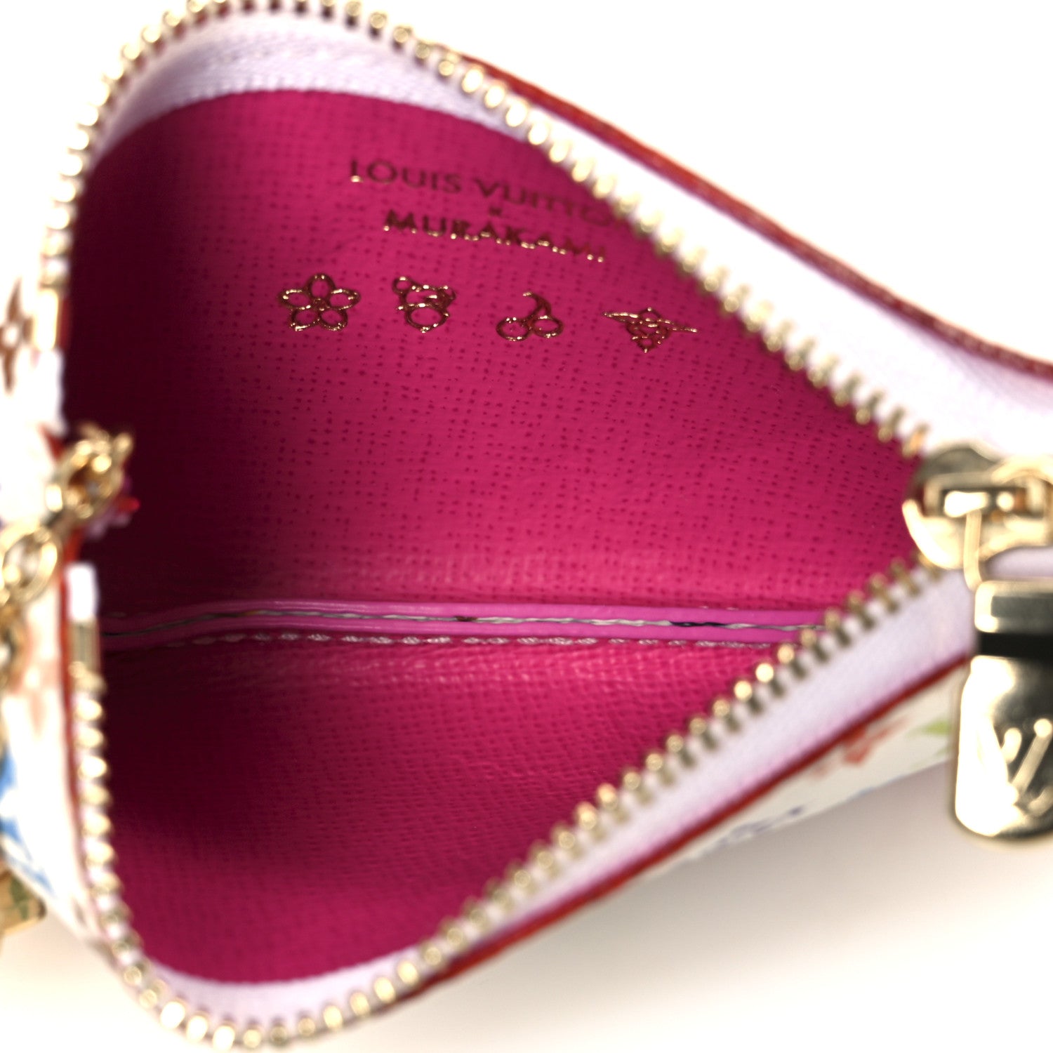 Louis Vuitton LV X TM Monogram Multicolor Key Pouch White