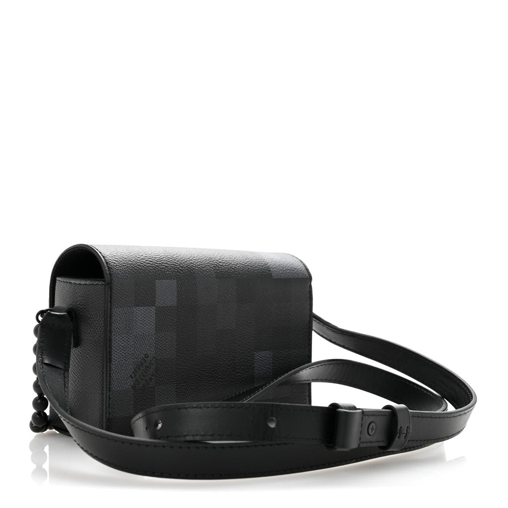 Louis Vuitton Damoflage Steamer Wearable Wallet Black