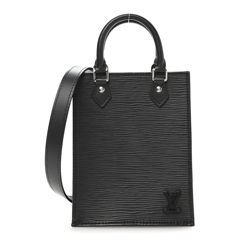 Louis Vuitton Epi Petit Sac Plat Black