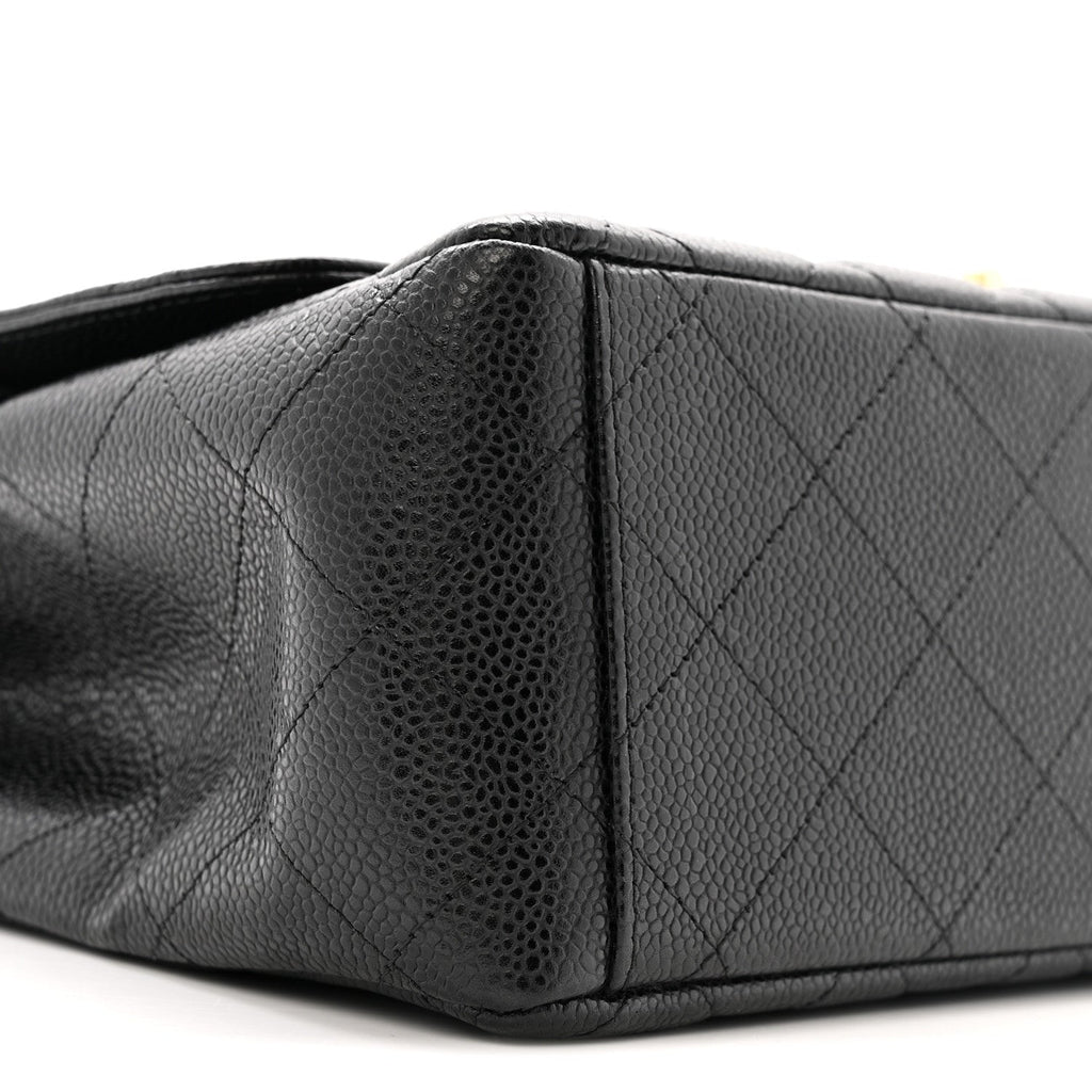 Chanel Caviar Quilted Maxi Double Flap Black