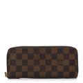 Louis Vuitton Damier Ebene Clemence Wallet Cherry