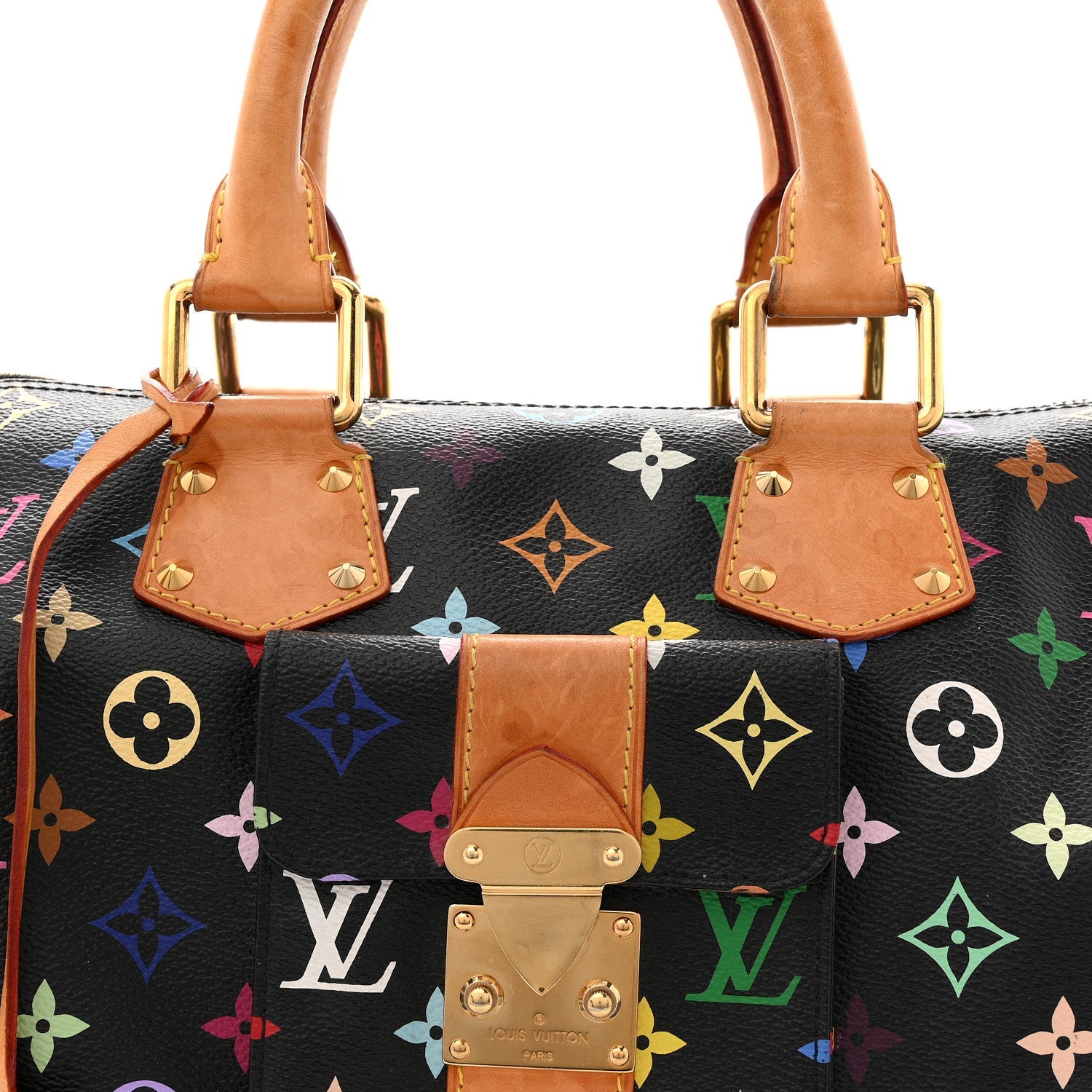 Louis Vuitton Monogram Multicolor Speedy 30 Black