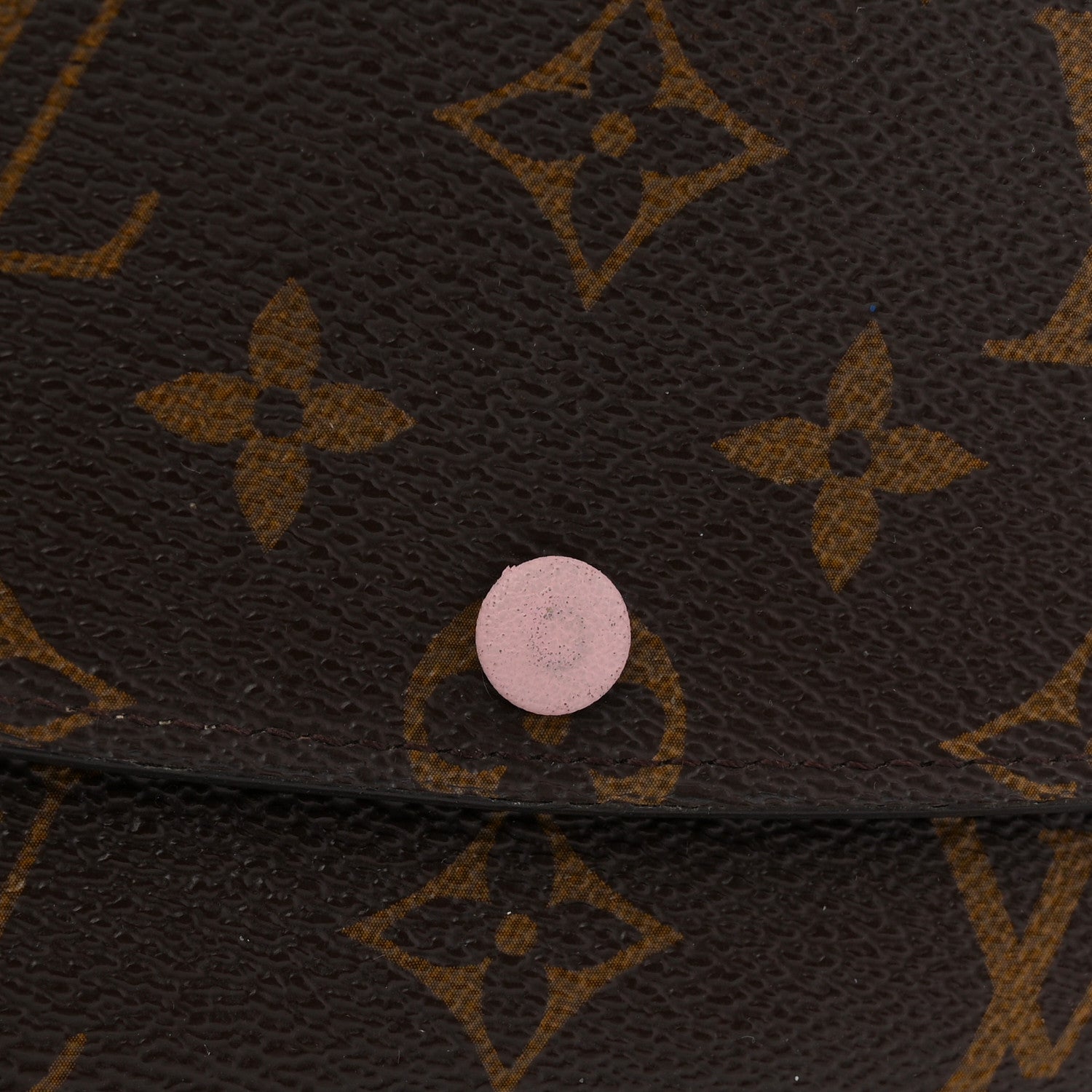 Louis Vuitton Monogram Emilie Wallet Rose Ballerine