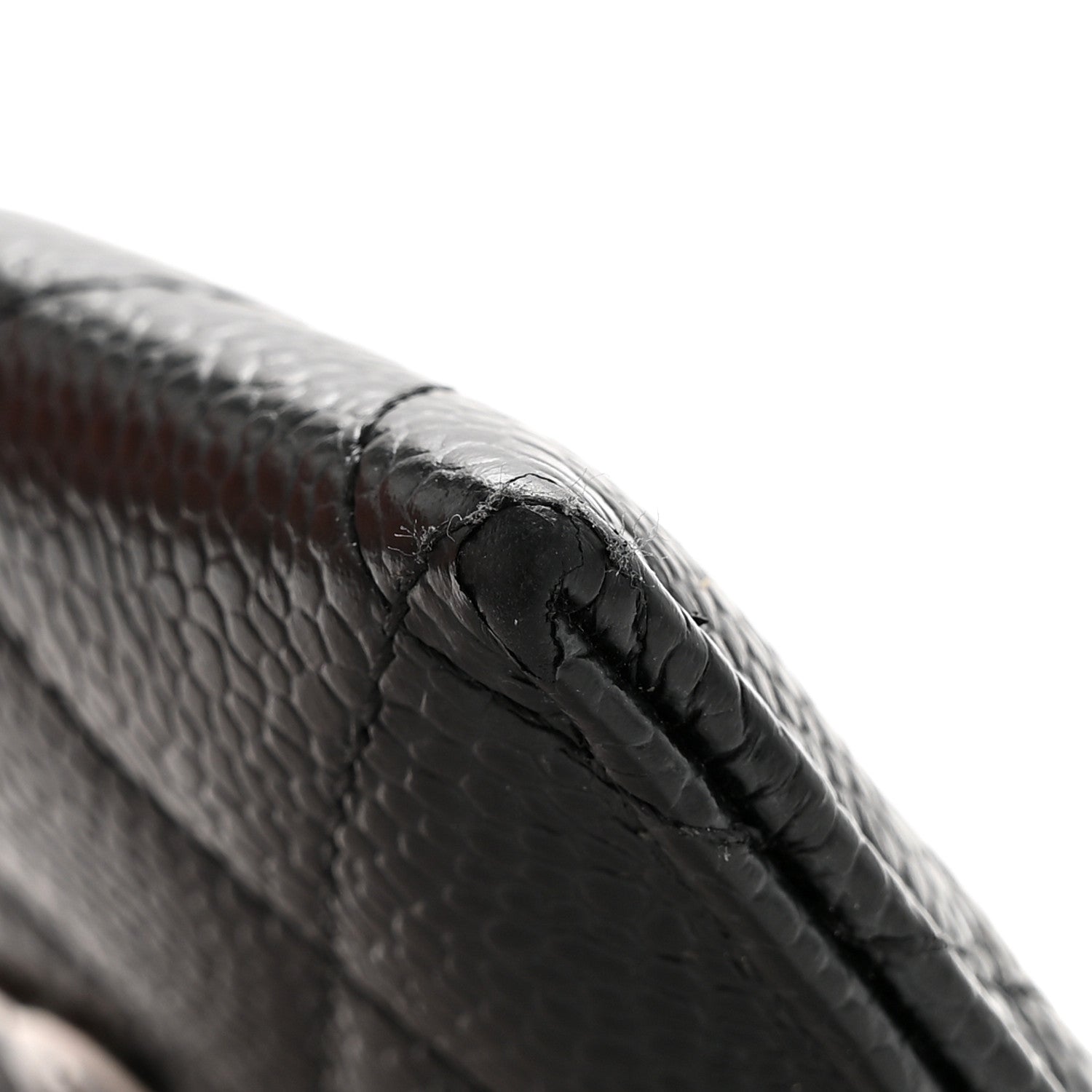 Caviar Quilted Card Holder Black