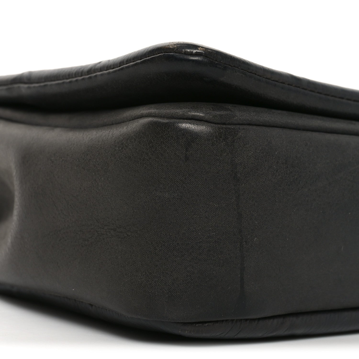 Chanel Calfskin Diamond Embossed Medium New Chic Flap Dark Grey