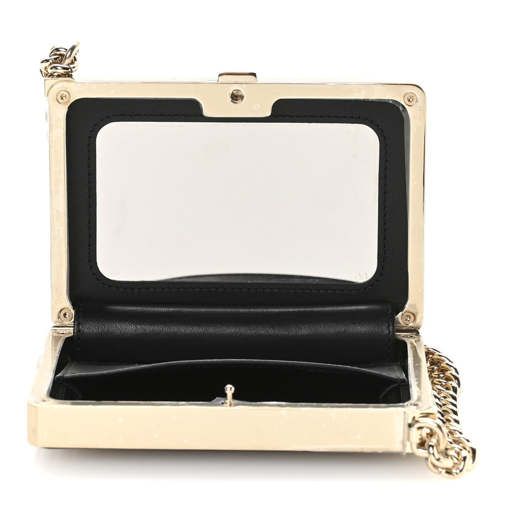 Chanel Patent Calfskin Boy Minaudiere Black