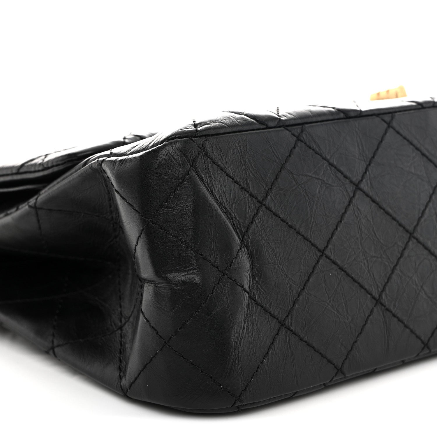 Chanel Aged Calfskin Quilted 2.55 Reissue 227 Flap Black